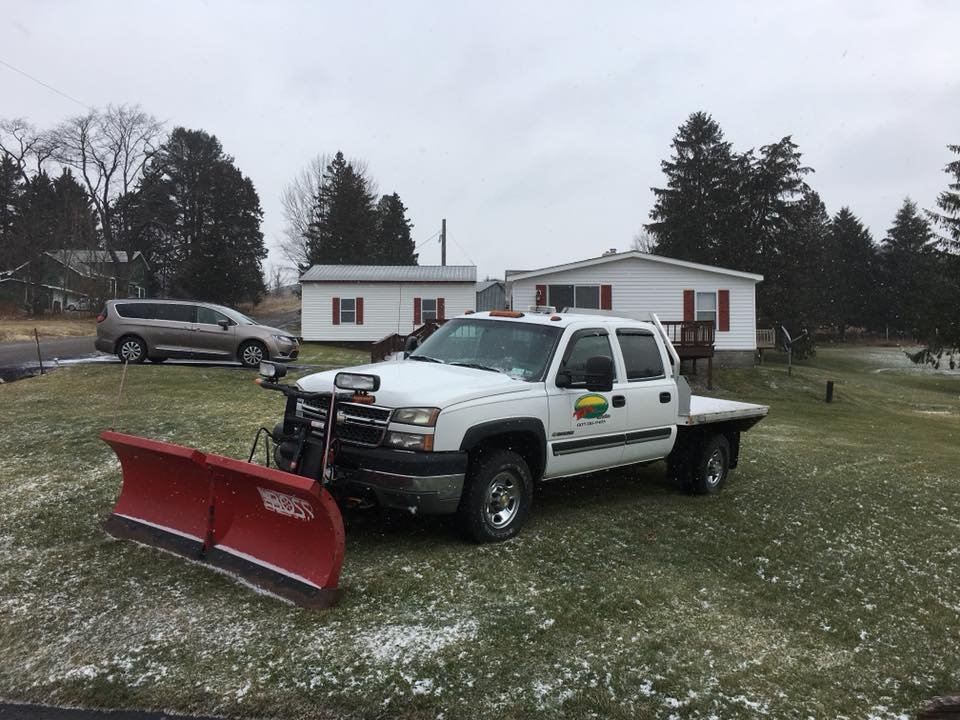 A Very Sturdy New York Snow Plowing Truck